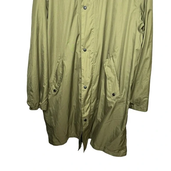 TRAVELSMITH Mens Long Duster Hooded Stadium Rain Jacket XX